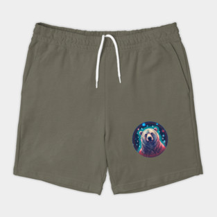Grizzly Bear in Ornmament , Love Bears Shorts