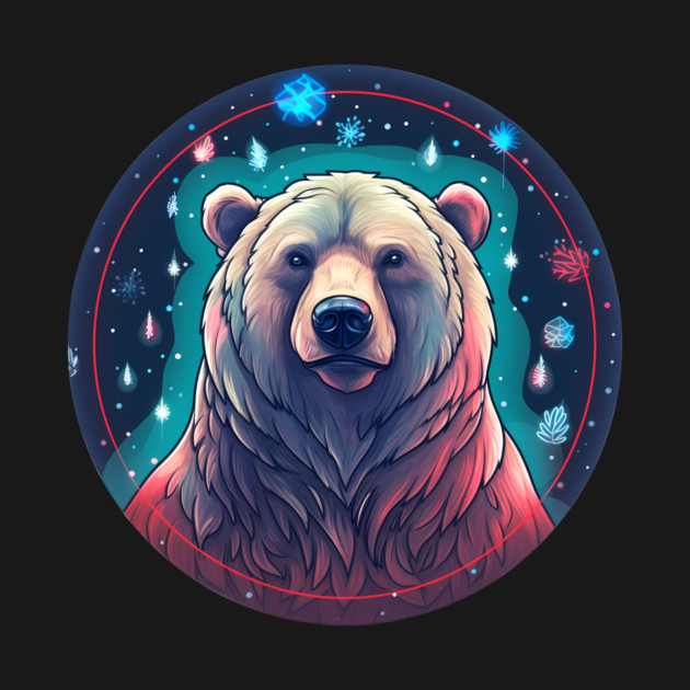 Grizzly Bear in Ornmament , Love Bears by logiamerch