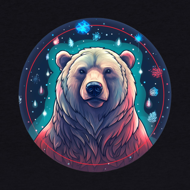 Grizzly Bear in Ornmament , Love Bears by logiamerch