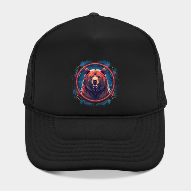 Grizzly Bear in Ornmament, Love Bears by logiamerch