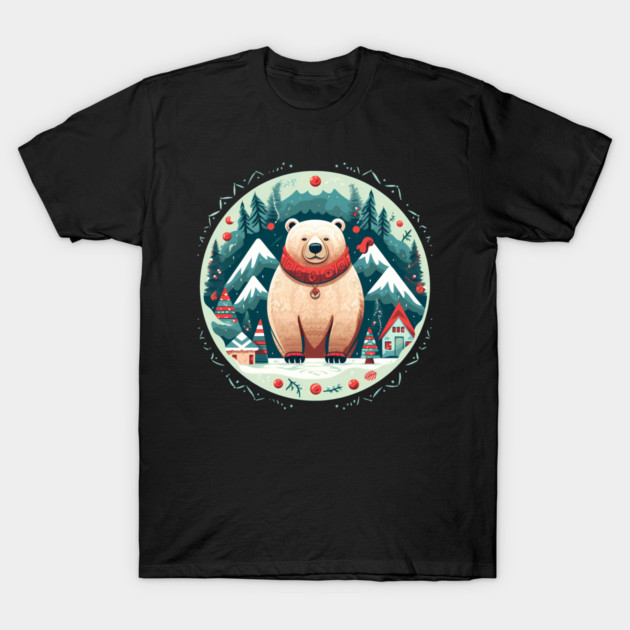 Grizzly Bear in Ornmament, Love Bears T-Shirt by logiamerch