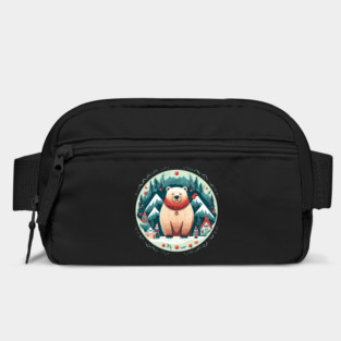 Grizzly Bear in Ornmament, Love Bears Bag