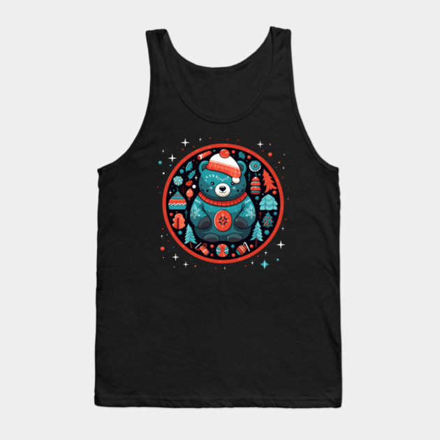 Grizzly Bear in Ornmament , Love Bears Tank Top by logiamerch