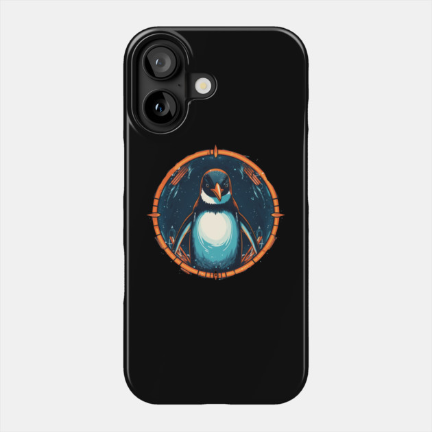 Penguin in Ornament , Love Penguins Phone Case by logiamerch