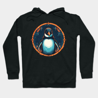 Penguin in Ornament , Love Penguins Hoodie