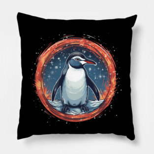 Penguin in Ornmament , Love Penguins Pillow