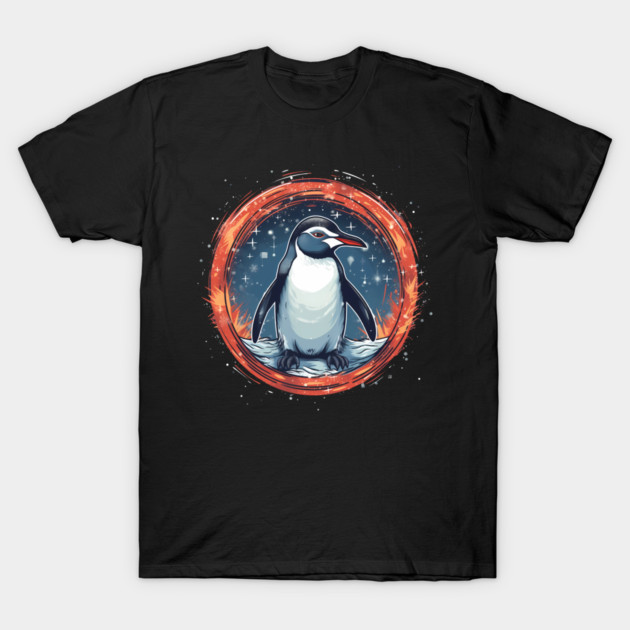 Penguin in Ornmament , Love Penguins T-Shirt by logiamerch