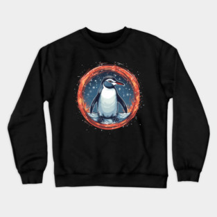 Penguin in Ornmament , Love Penguins Crewneck Sweatshirt