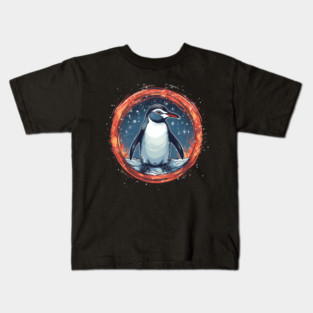 Penguin in Ornmament , Love Penguins Kids T-Shirt