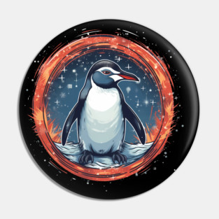 Penguin in Ornmament , Love Penguins Pin
