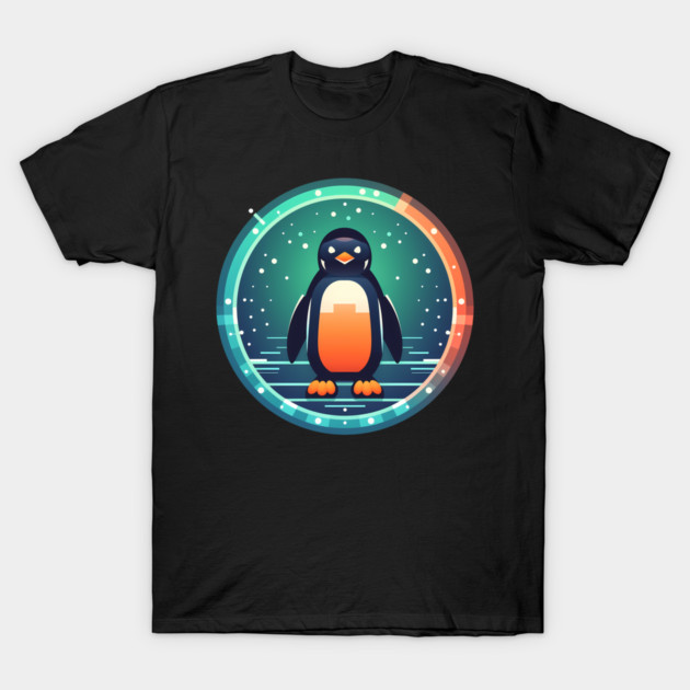 Penguin in Ornmament , Love Penguins T-Shirt by logiamerch