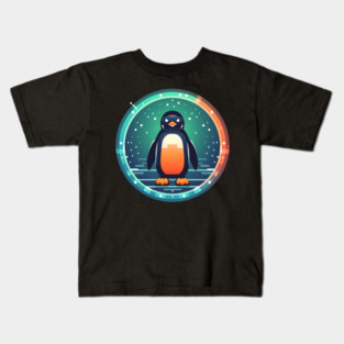 Penguin in Ornmament , Love Penguins Kids T-Shirt