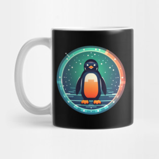 Penguin in Ornmament , Love Penguins Mug