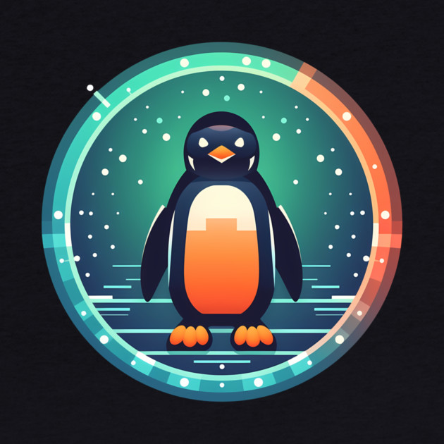 Penguin in Ornmament , Love Penguins by logiamerch