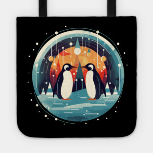 Penguin in Ornmament , Love Penguins Tote