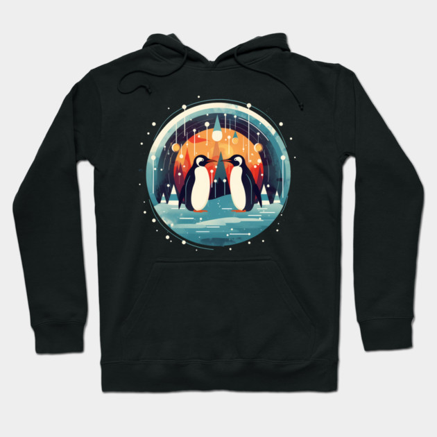 Penguin in Ornmament , Love Penguins Hoodie by logiamerch