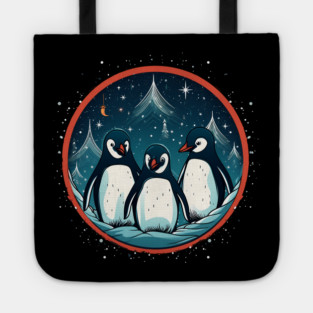Penguin in Ornmament, Love Penguins Tote