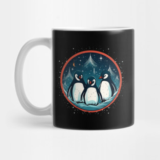 Penguin in Ornmament, Love Penguins Mug
