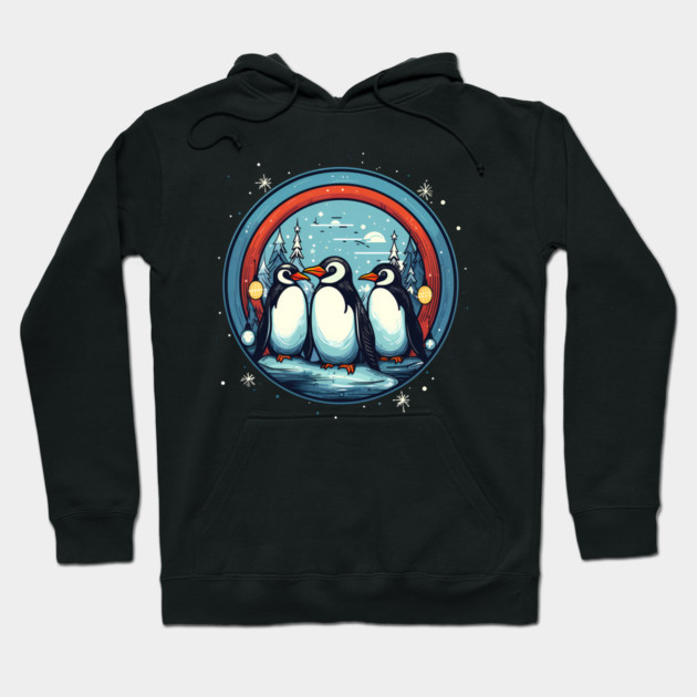 Penguin in Ornmament , Love Penguins Hoodie by logiamerch