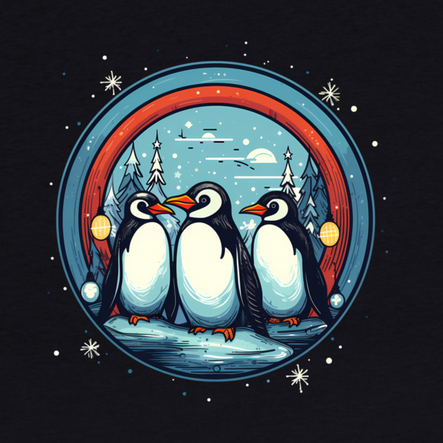 Penguin in Ornmament , Love Penguins by logiamerch
