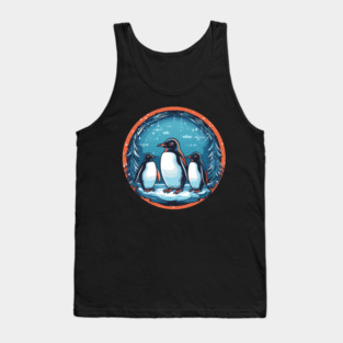 Penguin in Ornmament, Love Penguins Tank Top