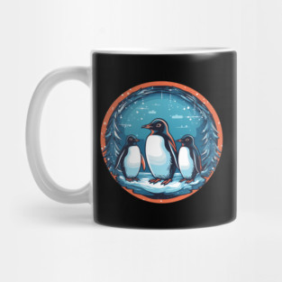 Penguin in Ornmament, Love Penguins Mug