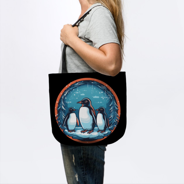 Penguin in Ornmament, Love Penguins by logiamerch