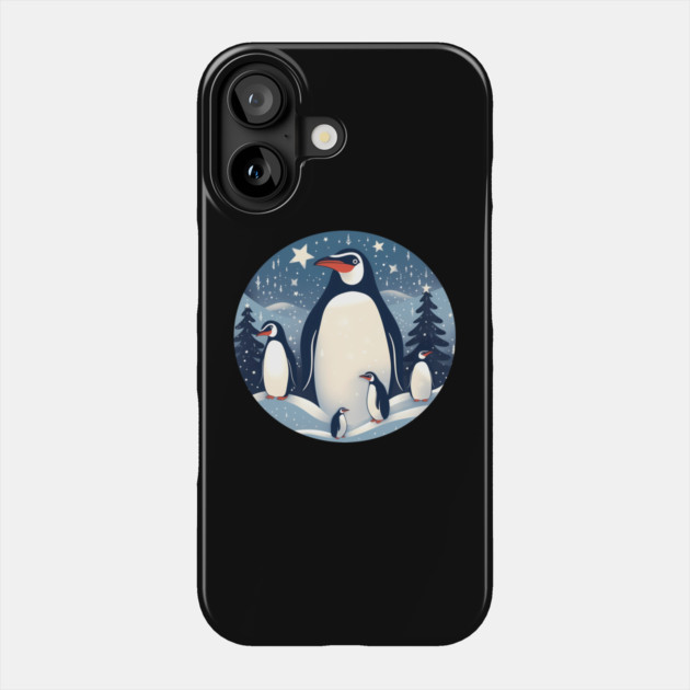 Penguin in Ornmament , Love Penguins Phone Case by logiamerch
