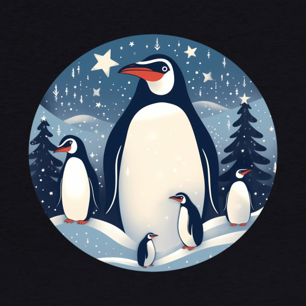 Penguin in Ornmament , Love Penguins by logiamerch