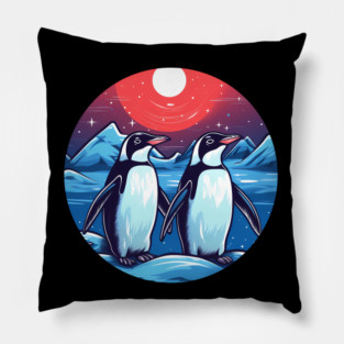 Penguin in Ornmament, Love Penguins Pillow