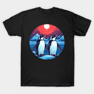 Penguin in Ornmament, Love Penguins T-Shirt