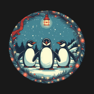 Penguin in Ornmament, Love Penguins T-Shirt
