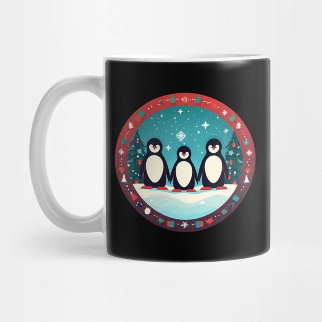 Penguin in Ornmament, Love Penguins by logiamerch