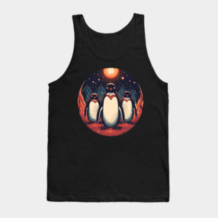 Penguin in Ornmament, Love Penguins Tank Top
