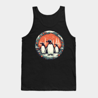 Penguin in Ornmament, Love Penguins Tank Top