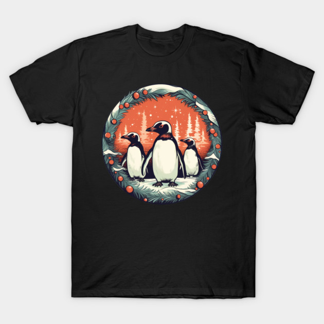 Penguin in Ornmament, Love Penguins T-Shirt by logiamerch