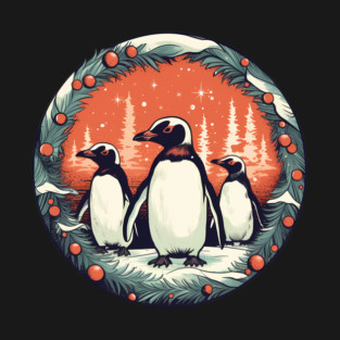 Penguin in Ornmament, Love Penguins T-Shirt
