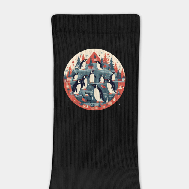 Penguin in Ornmament, Love Penguins by logiamerch