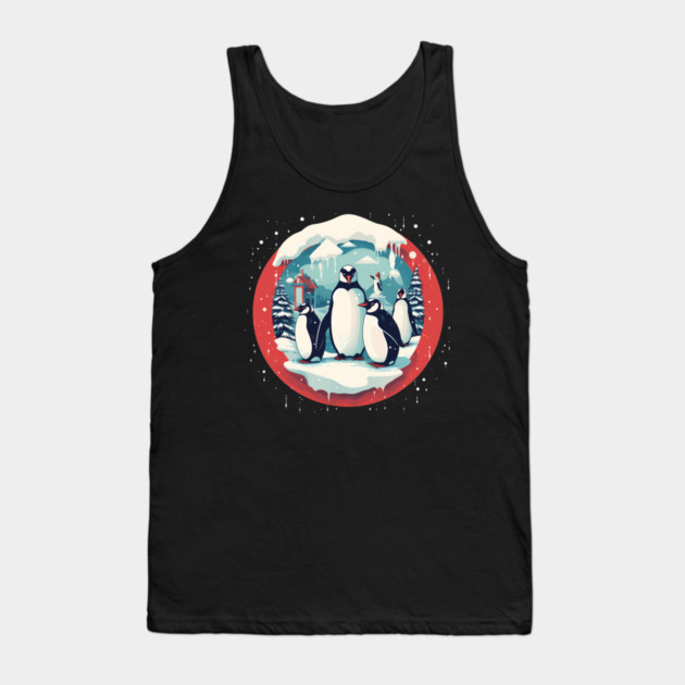Penguin in Ornmament, Love Penguins Tank Top by logiamerch