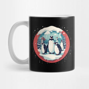 Penguin in Ornmament, Love Penguins Mug