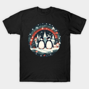 Penguin in Ornmament, Love Penguins T-Shirt