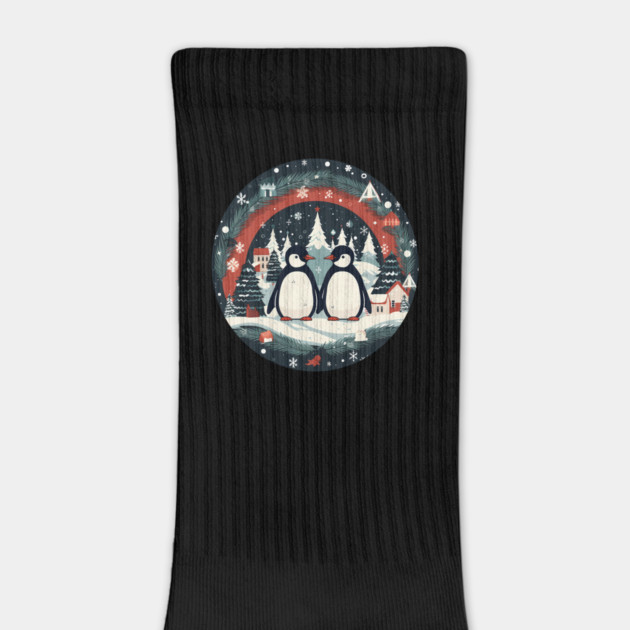 Penguin in Ornmament, Love Penguins by logiamerch