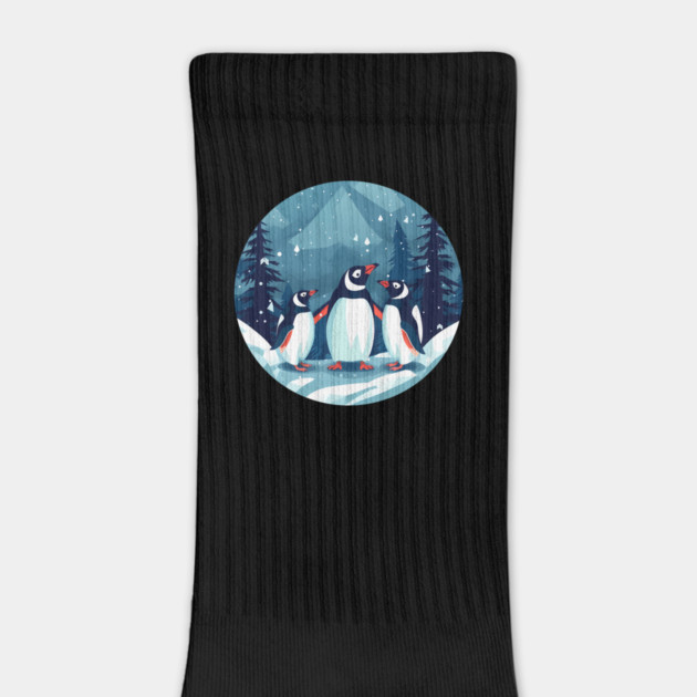 Penguin in Ornmament, Love Penguins by logiamerch