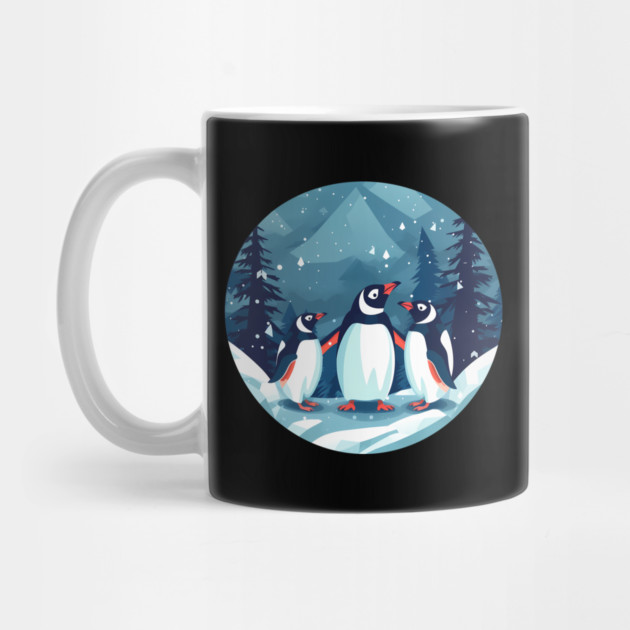 Penguin in Ornmament, Love Penguins by logiamerch