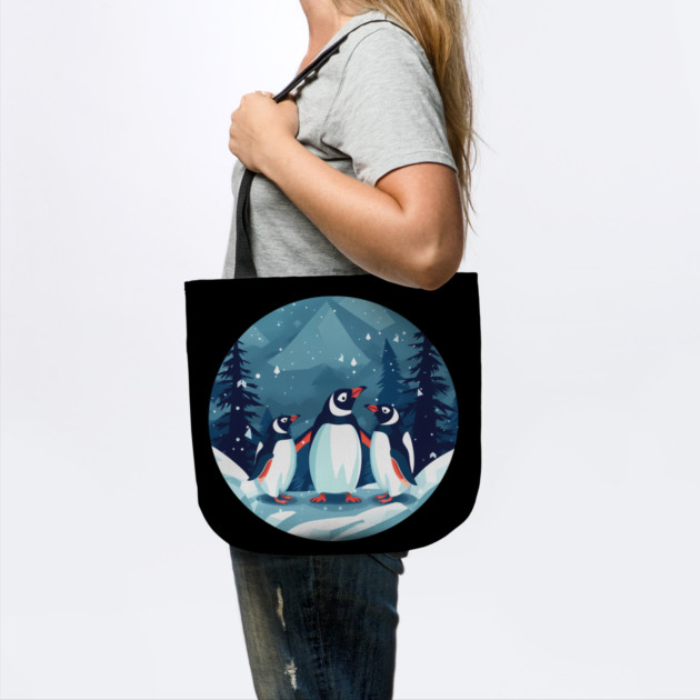 Penguin in Ornmament, Love Penguins by logiamerch