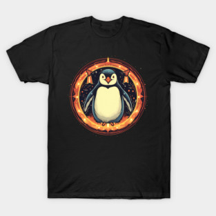 Penguin in Ornmament, Love Penguins T-Shirt