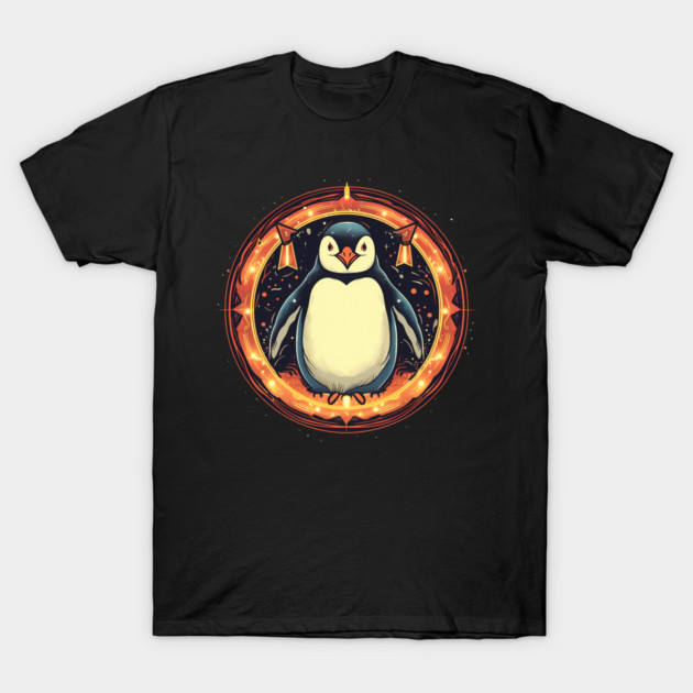 Penguin in Ornmament, Love Penguins T-Shirt by logiamerch