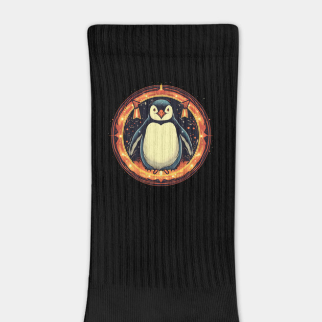 Penguin in Ornmament, Love Penguins by logiamerch