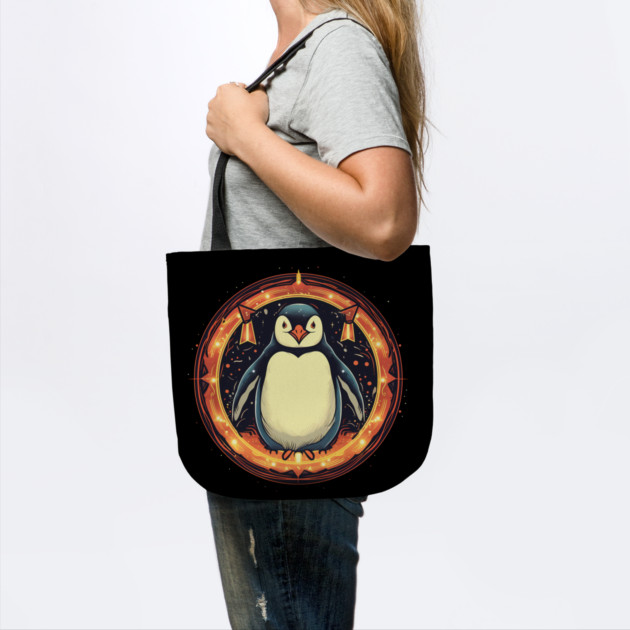 Penguin in Ornmament, Love Penguins by logiamerch