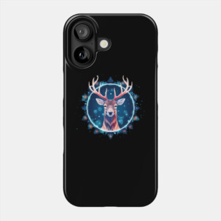 Deer in Ornament, Love Deers Phone Case